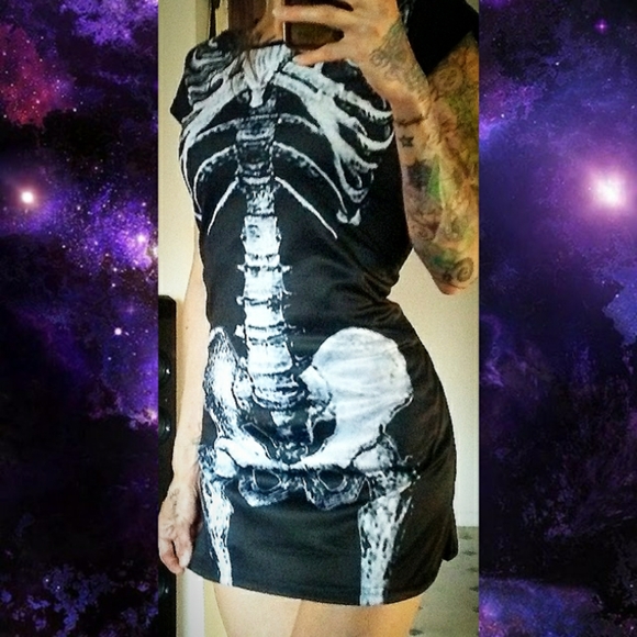 🖤💀Last One! Skeleton Dress/Tunic - Picture 4 of 8